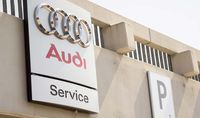 Audi Service Schild